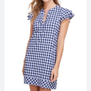 Vineyard Vines Performance Harbor Gingham Tunic Dress sz large